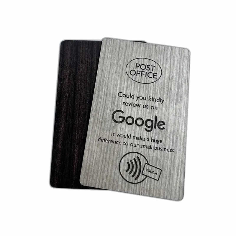 Tarjeta NFC RFID de Madera Google Pay