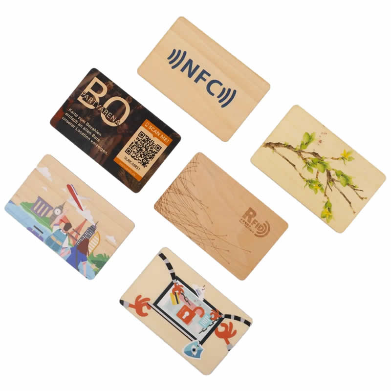 Wooden RFID and NFC Cards