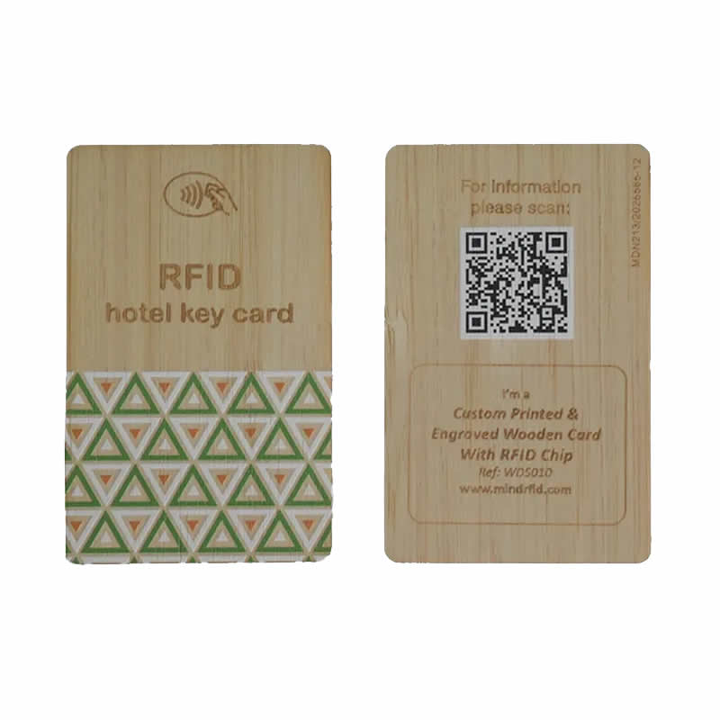 QRコード付きRFIDホテルアクセス制御カード